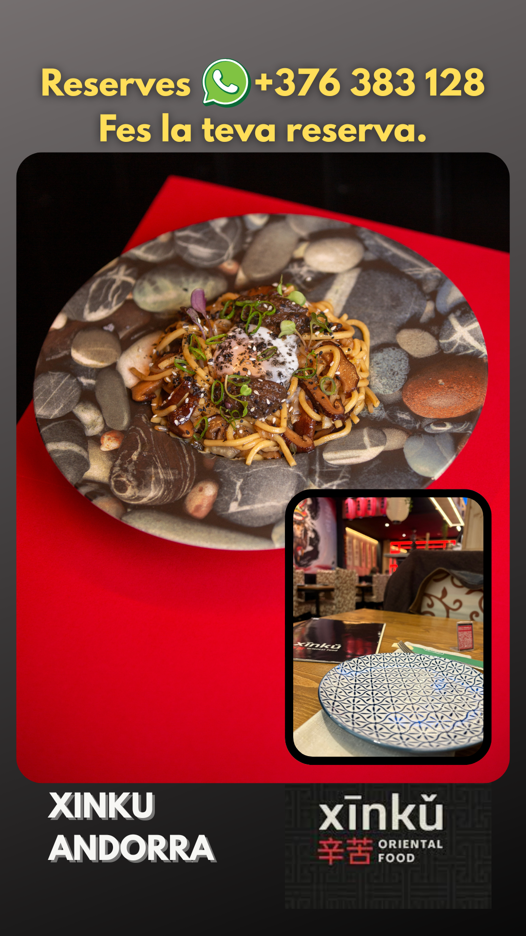 XINKU ANDORRA, l’autèntic restaurant asiàtic d’Andorra la Vella. Estem al #Centrehistoric molt a prop de la #CasadelaVall i del #ComudAndorra 🍜🔥 🥢 La millor cuina oriental t’espera a XINKU ANDORRA la VELLA! 🥢   Descobreix un espai on la gastronomia asiàtica pren protagonisme, amb plats autèntics, ingredients seleccionats i una experiència que et transporta directament a l’Orient!   🍣 Sushi fresc i elaborat al moment   🍜 Woks plens de sabor i textura   🥟 Gyozas i Dim sum artesanals   🔥 Tècniques tradicionals amb productes de primera qualitat i sabor. Autèntiques salses. 📆 En cap de setmana? Millor reservar la teva taula i assegura’t de gaudir d’una experiència inoblidable!   📍 Vine a XINKU ANDORRA – El restaurant asiàtic de referència a Andorra la Vella!   #XINKUAndorra #CuinaAsiàtica #SaborsAutèntics #ExperiènciaOriental #MenjarQueCaptiva #SushiPremium #DimSumIrresistible #ReservaLaTevaTaula #MomentsInoblidables #GastronomiaDeQualitat #AndorraTaste #OnMenjarBé #MenjarAmbEncant #WokDeliciós #AsiaticFood #cuinaoriental #cuinaxinesa #RestaurantAndorralaVella #andorralavellaRestaurant #Restaurantselecte #Experiencia #gastronomiaexclusiva #AndorraRestaurantes 