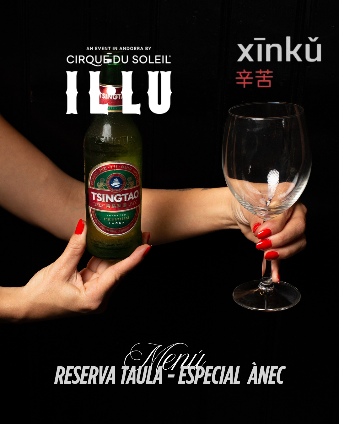 🎪🍜 SOPAR AMB SABOR ASIÀTIC ABANS DEL GRAN ESPECTACLE del CIRQUE DU SOLEIL A XINKU ANDORRA. Abans de IL·LU menja bo i asiàtic a Andorra la Vella amb un menú especial amb qualitat i preu sense competència. Tens entrades per al CIRQUE DU SOLEIL 2025 a Andorra? ✨ El seu espectacle IL·LU et deixarà bocabadat… però, abans, regala’t un bon sopar que estigui a l’altura! A XINKU ANDORRA, et proposem un pla perfecte: 🥢 Autèntica cuina asiàtica, amb sabors frescos, grans plats elaborats i una experiència única 📍 Som a només 7 minuts a peu de l’espai on es fa l’espectacle 🏛️ Ens trobaràs just al costat del Comú d’Andorra la Vella, al cor de la ciutat. Reserva la teva taula al nostre WhatsApp. ⏰ Vine a sopar amb temps i gaudeix sense presses abans de submergir-te a la màgia del circ! 📲 Reserva ara la teva taula i transforma el teu vespre en una experiència rodona #XinkuAndorra #CuinaAsiàtica #CirqueDuSoleil2025 #ILLUAndorra #SoparAbansDelCirc #ExperiènciaCompleta #FoodiesAndorra #CuinaFresca #AndorraLaVella #RestaurantAndorra #TastaXinku #MenjarAmbEstil #SaborsDOrient #DinarAsiàtic #MomentsÚnics #VisitaAndorra #EspectacleIGastronomia #XinkuExperience #AndorraTéSabor #SoparPerfecte #ILLU #CIRQUEduSOLEIL #CUINAASIATICA #cocinchina #cocinavietnamita #asiaticfood📍🍣✨